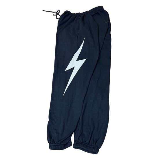 Aviator Nation Bolt Joggers Sweatpants Women's S Retro Loungewear - Picture 1 of 10
